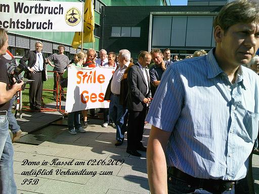 Demo PFV-Verhandlung, Kassel