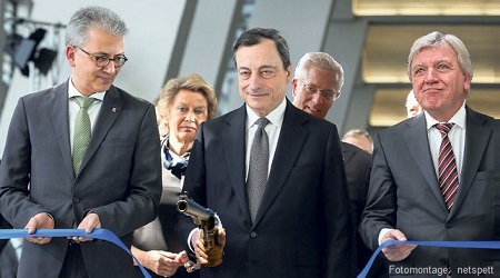 Fotomontage Draghi-Schulte-Landesregierung