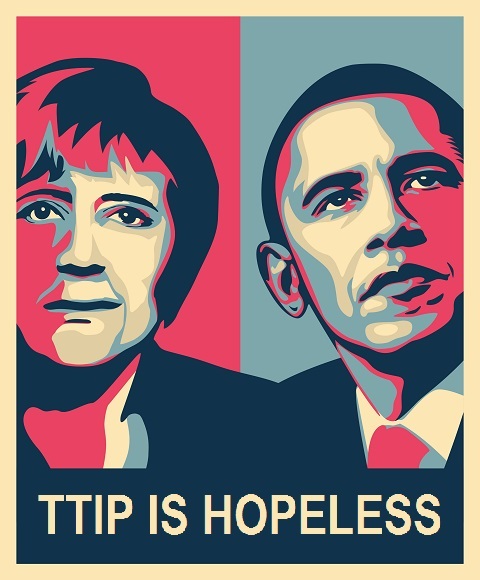 TTIP-Hopeless Plakat