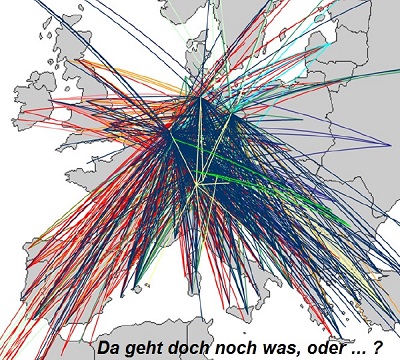 DLR-Grafik LowCost-Routen