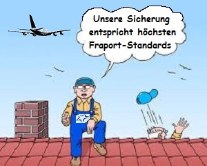 Cartoon Dachsicherung