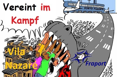 Grafik 'Vila Nazaré im Kampf'