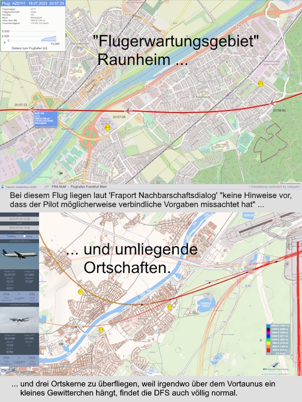 Grafik: Flugerwartungsgebiete